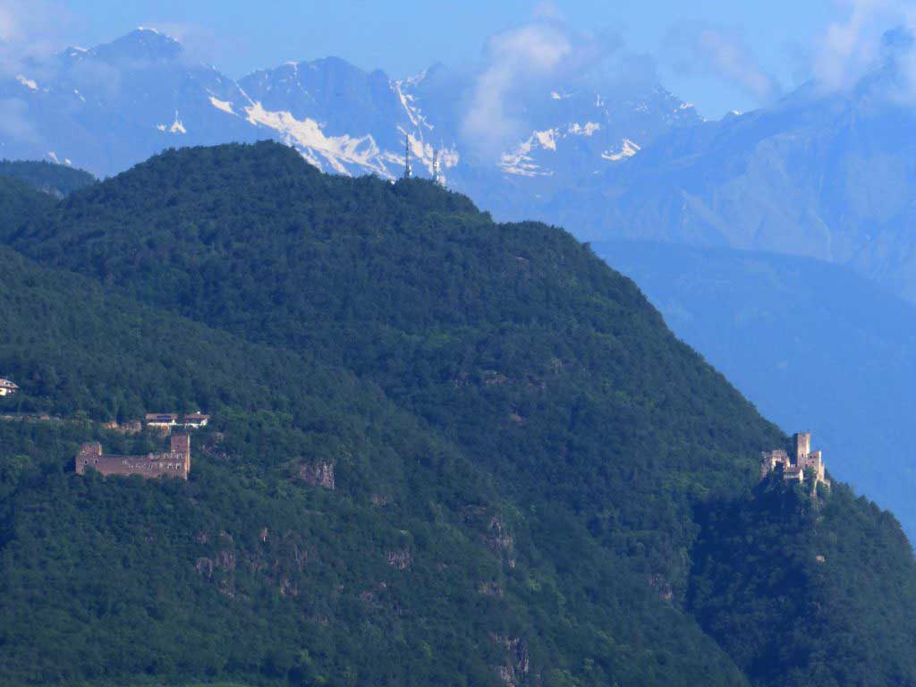 Boymont and Hocheppan castles in Eppan South Tyrol