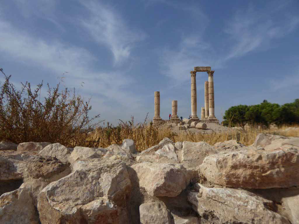 One.week itinerary Jordan, Hercules temple Amman