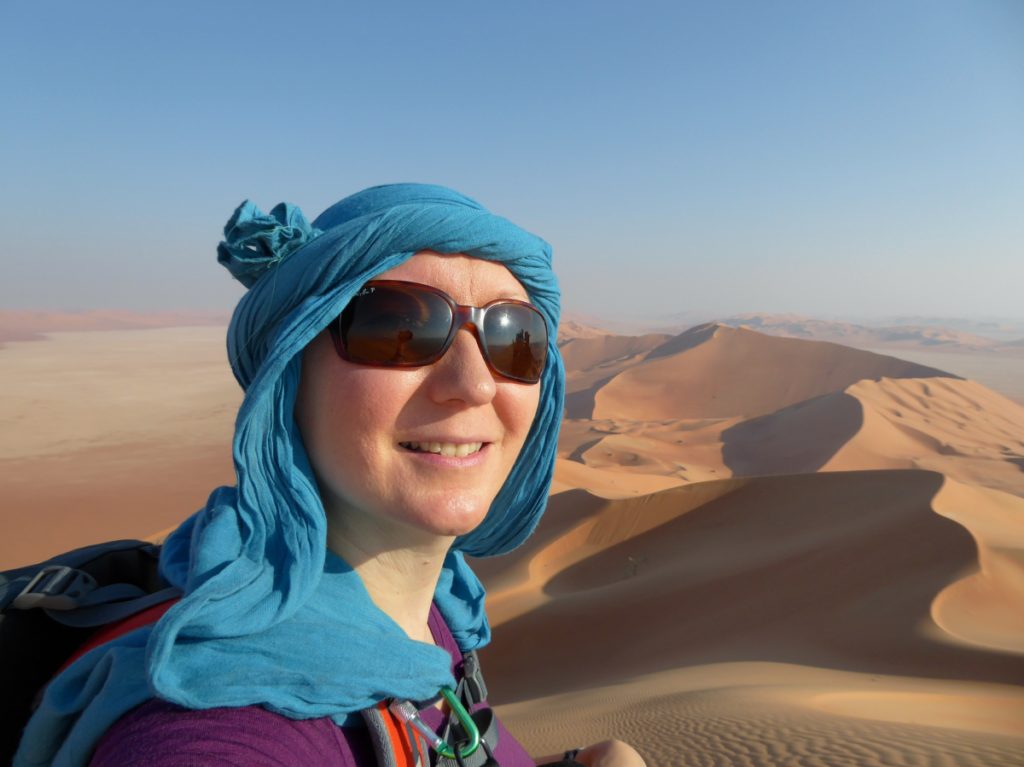 travel alone, Oman, Empty Quarter, desert, dunes, sand