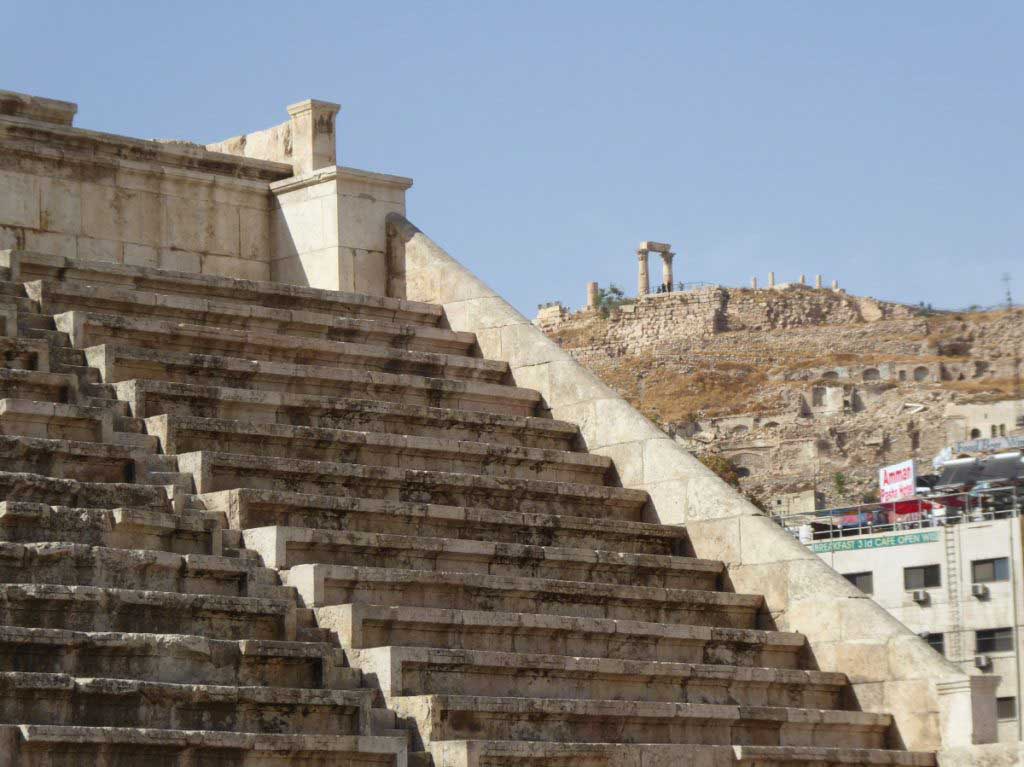 Amman, Jordan, Roman theatre, citadel, pasha rooftop bar,