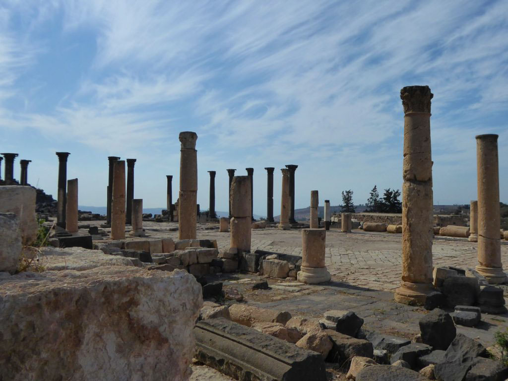 Roman ruins Umm Qais, Jordan, one of the most popular day trips from Amman