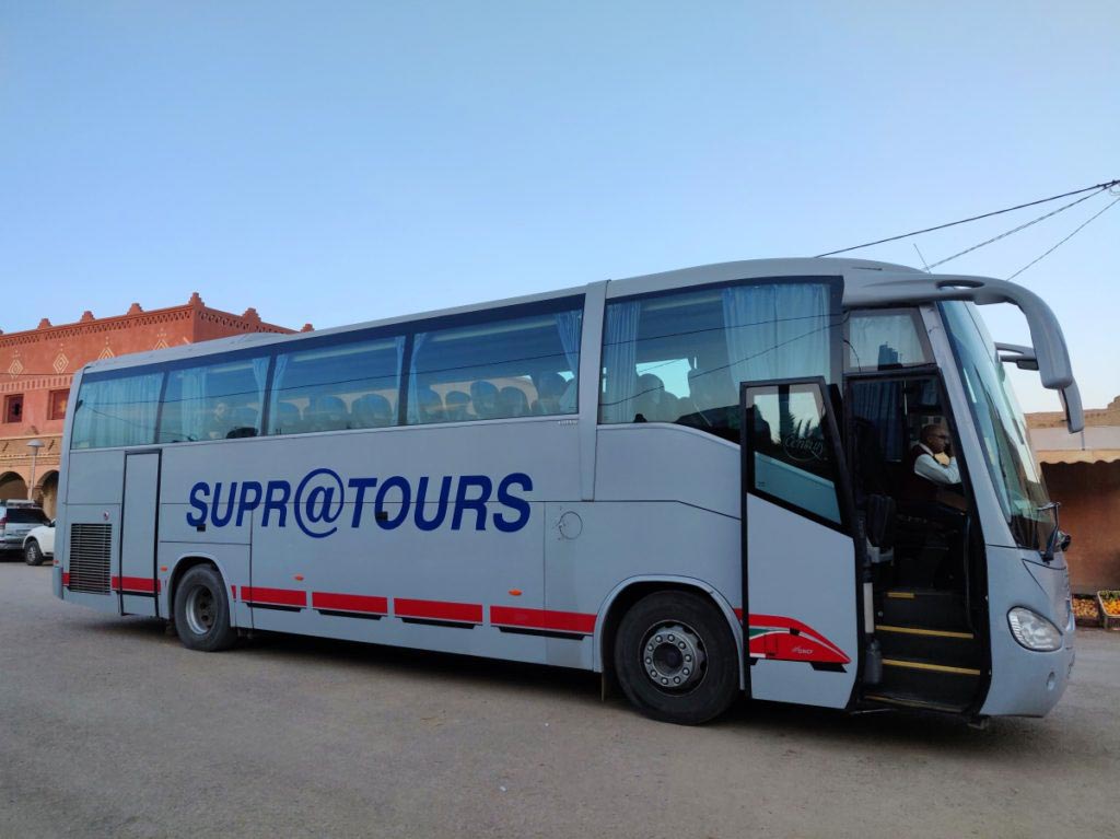 supratours bus in morocco, public transport in morocco
