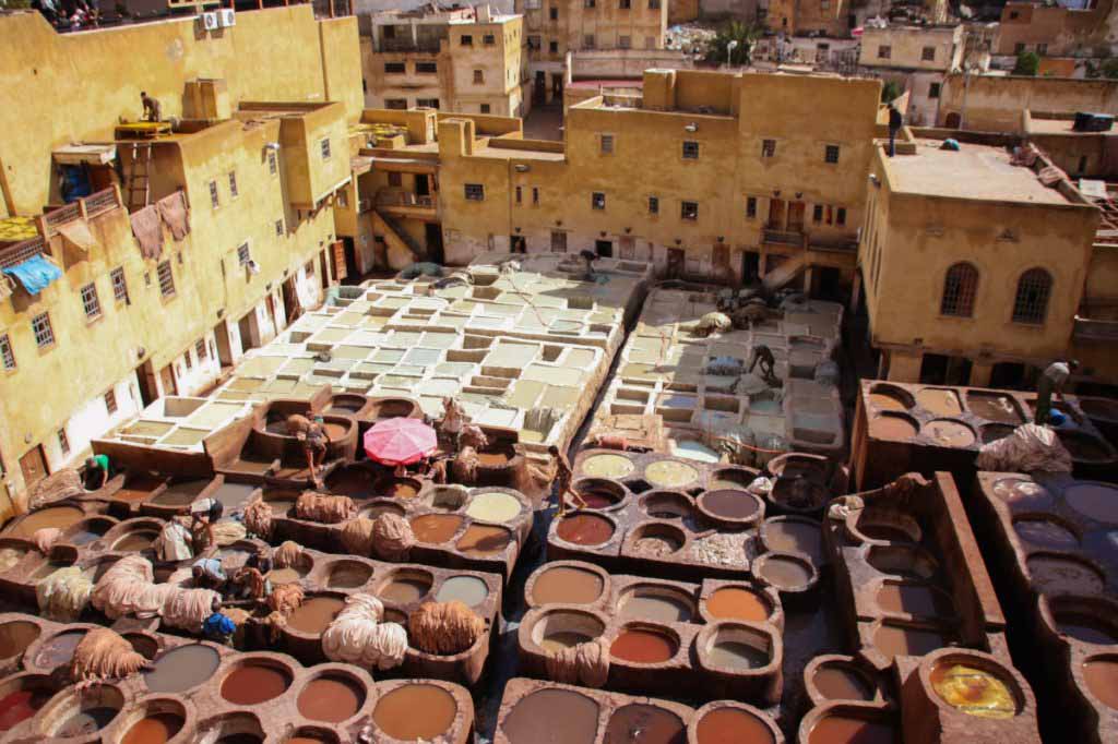 Tannery in Fez