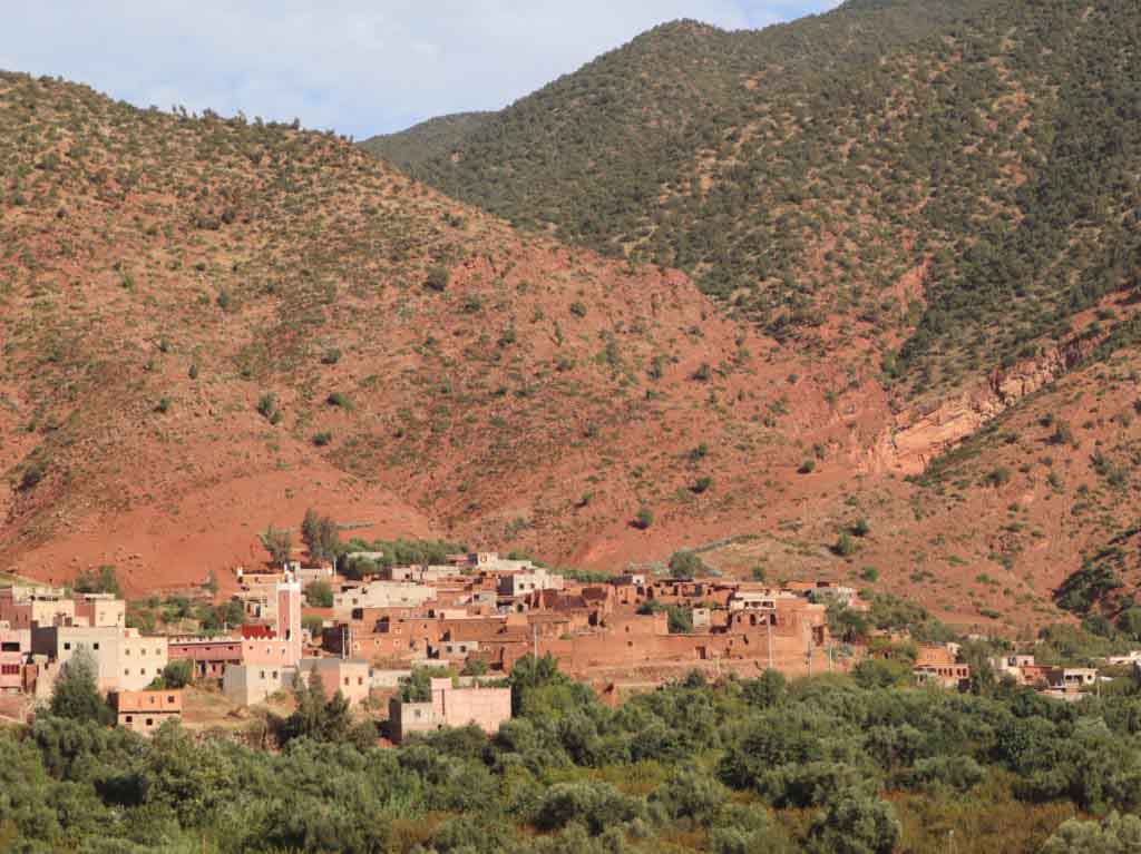 Mountain village in Morocco